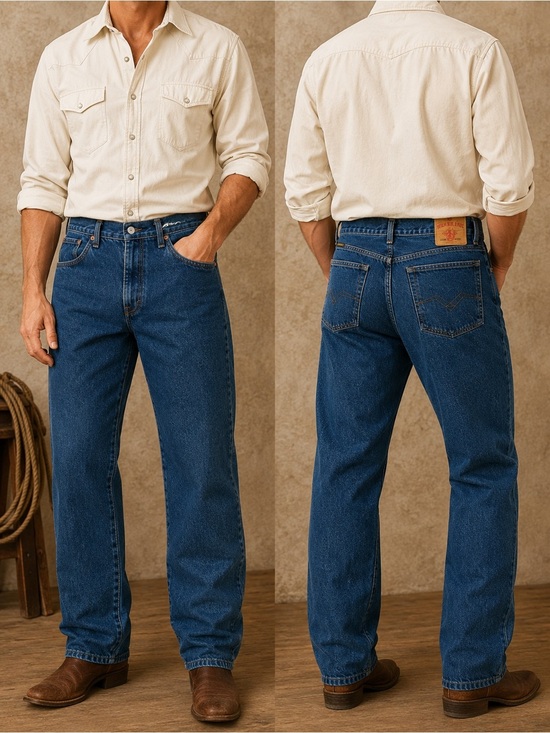 Vintage Other - Vintage Straight Jeans in Classic Blue